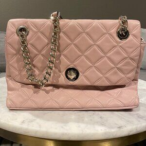 Kate Spade Natalia Flap Turnlock Crossbody in Rose Smoke Pink